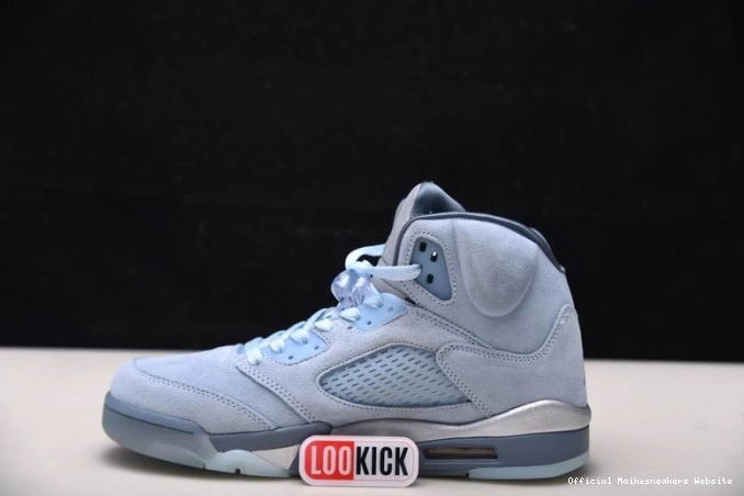 Official Maikesneakers DD9336-400 Air (W) Retro 5 Bluebird Jordan 0814